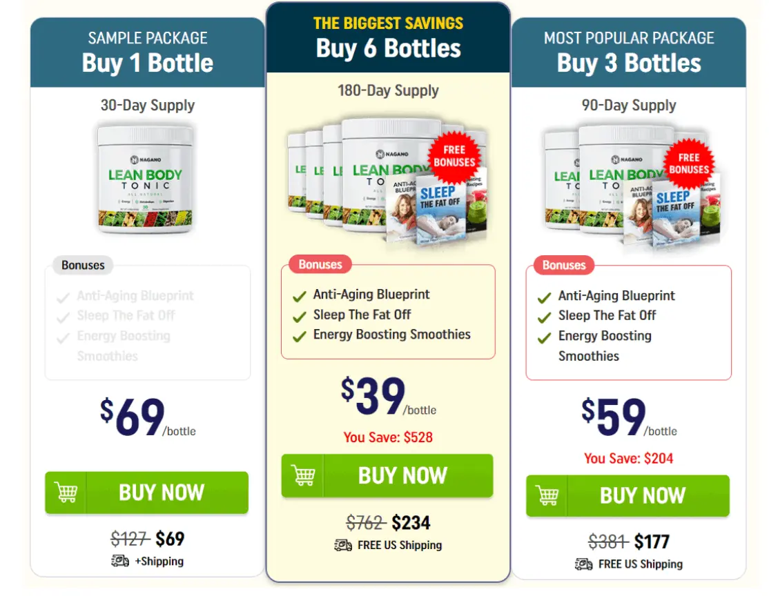 order Nagano Lean Body Tonic